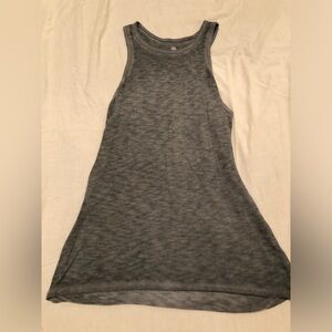 Gray athletic tank top
